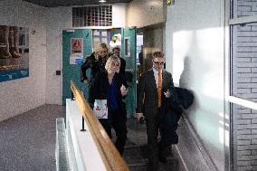 Stephanie Rist visits the Institute of Myology - Paris