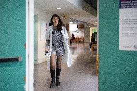 Stephanie Rist visits the Institute of Myology - Paris