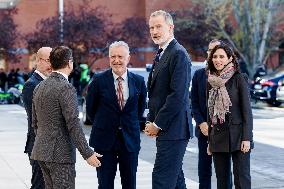 King Felipe At Democratization Conference - Madrid