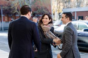 King Felipe At Democratization Conference - Madrid