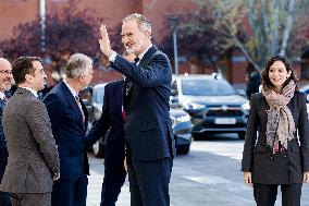 King Felipe At Democratization Conference - Madrid