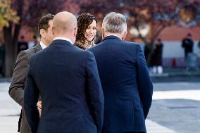 King Felipe At Democratization Conference - Madrid