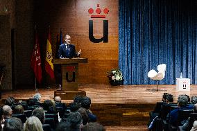 King At Democratization Conference - Madrid