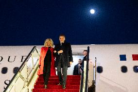 President Macron Arrives In Beijing