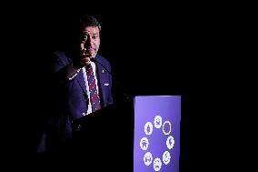 Matteo Salvini At Infrastruttura Ventisei - Rome