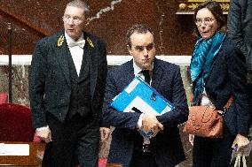 Questions to the government at the National Assembly - Paris