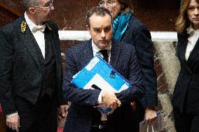 Questions to the government at the National Assembly - Paris