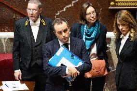 Questions to the government at the National Assembly - Paris