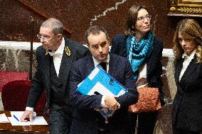 Questions to the government at the National Assembly - Paris