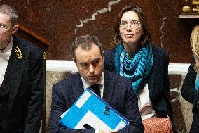 Questions to the government at the National Assembly - Paris