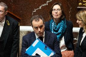 Questions to the government at the National Assembly - Paris