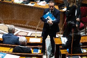 Questions to the government at the National Assembly - Paris