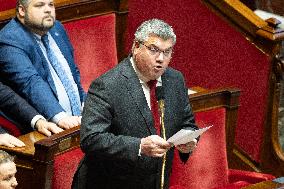 Questions to the government at the National Assembly - Paris