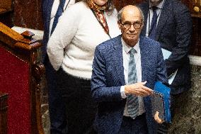 Questions to the government at the National Assembly - Paris