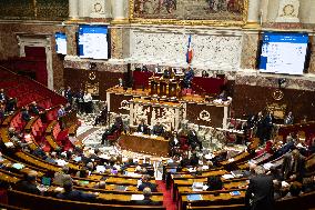 Questions to the government at the National Assembly - Paris