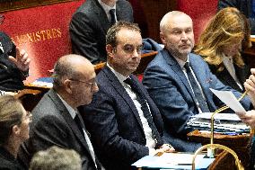 Questions to the government at the National Assembly - Paris