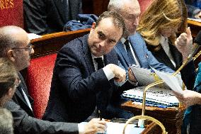 Questions to the government at the National Assembly - Paris