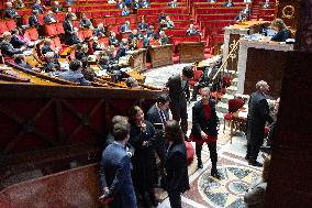 Questions to the government at the National Assembly - Paris