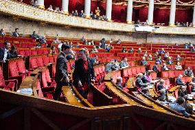Questions to the government at the National Assembly - Paris