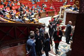 Questions to the government at the National Assembly - Paris