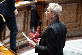 Questions to the government at the National Assembly - Paris