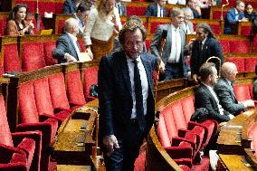 Questions to the government at the National Assembly - Paris