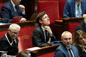 Questions to the government at the National Assembly - Paris