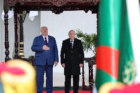President of The Algerian Republic Receives Belarusian President - Algiers