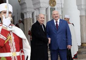 President of The Algerian Republic Receives Belarusian President - Algiers