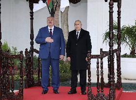President of The Algerian Republic Receives Belarusian President - Algiers
