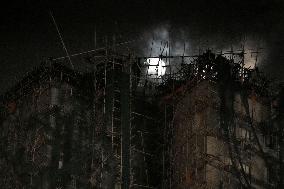 Aftermath of Hong Kong fire