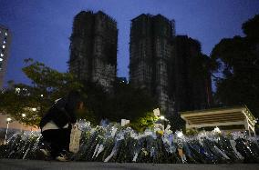 Aftermath of Hong Kong fire
