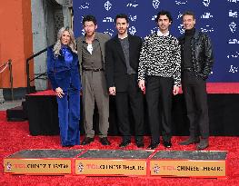 Jonas Brothers Hand and Footprint Ceremony