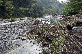 Flash floods in Indonesia