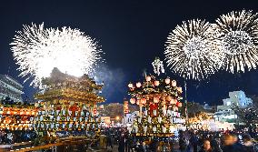 Chichibu Night Festival in eastern Japan