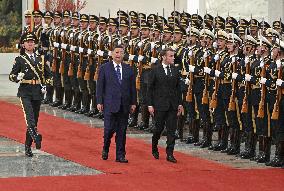 French President Macron in China