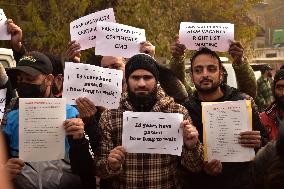 Protest On Persons with Disabilities Day - India