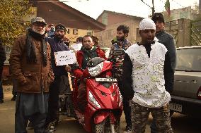 Protest On Persons with Disabilities Day - India