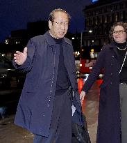 Nobel laureate Kitagawa arrives in Stockholm