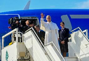 Pope Leo XIV Leaves Lebanon After His Visit - Beirut