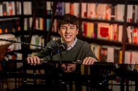 Gonzalo Pinillos Poses Before Junior Eurovision - Madrid