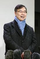 Nobel laureate Sakaguchi leaves for Stockholm