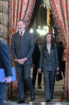 Royals Meet Princess of Girona Foundation - Madrid