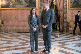 Royals Meet Princess of Girona Foundation - Madrid