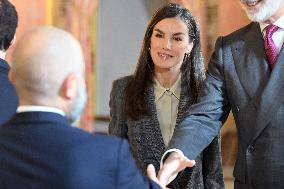 Royals Meet Princess of Girona Foundation - Madrid