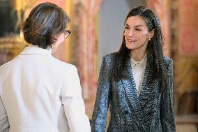 Royals Meet Princess of Girona Foundation - Madrid