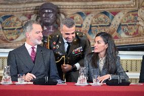 Royals Meet Princess of Girona Foundation - Madrid