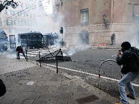 Former Ilva Workers Protest - Genoa