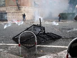 Former Ilva Workers Protest - Genoa