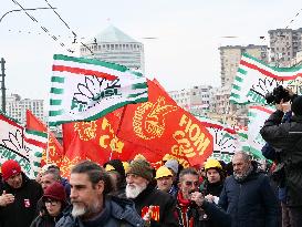 Former Ilva Workers Protest - Genoa